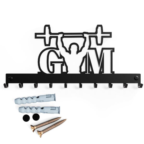 Sleutelbord Gym met accessoires