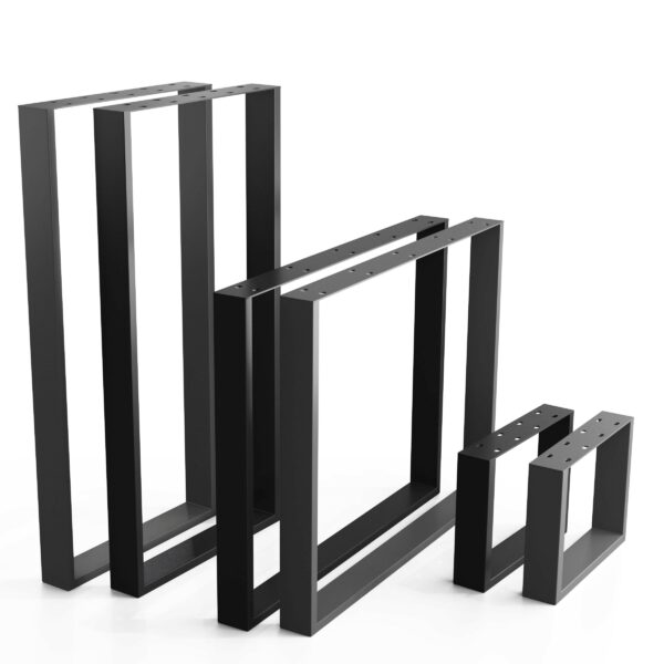 Ambience picture table with u-shaped table legs in anthracite