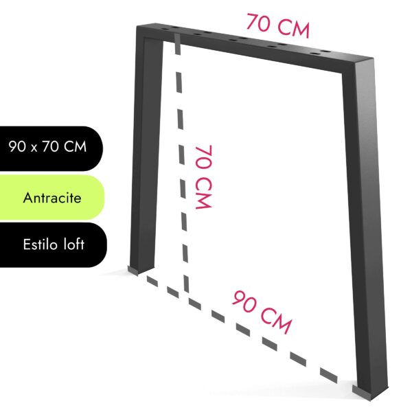 Pé de mesa em forma de U NG010UA