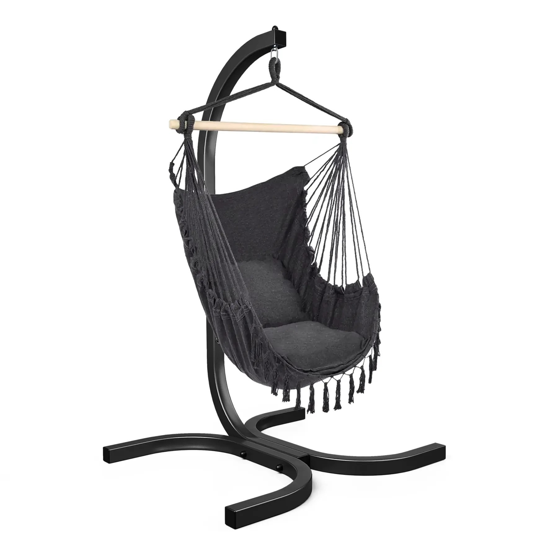 Hanging chair with frame